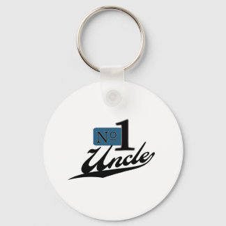 Number One Uncle Keychain