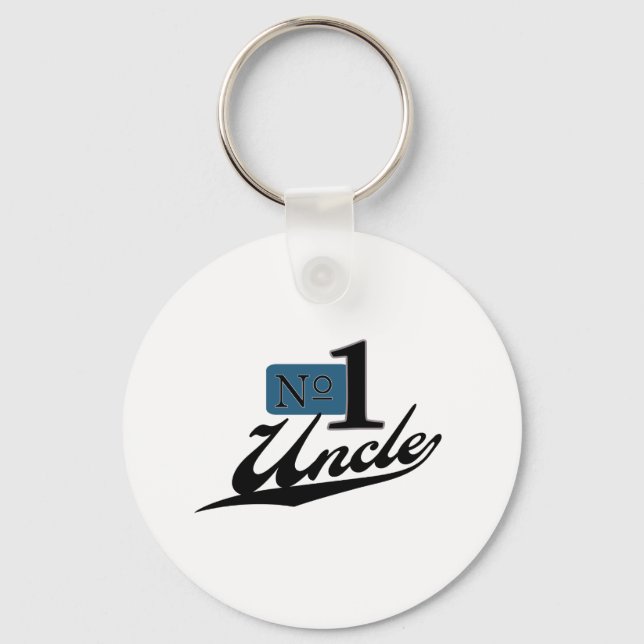Number One Uncle Keychain (Front)