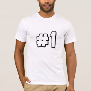 Number one with hashtag T-Shirt