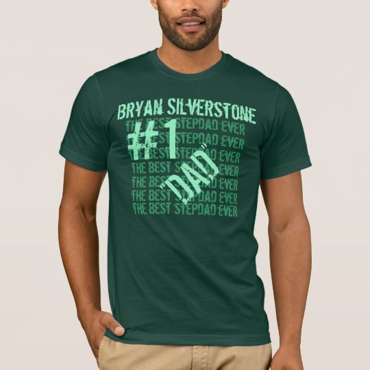 Number One World's Greatest STEPDAD V1 T-Shirt