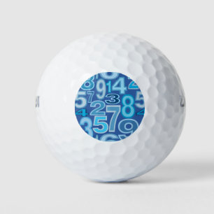 Number Pattern Golf Balls