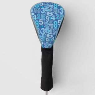 Number Pattern Golf Head Cover