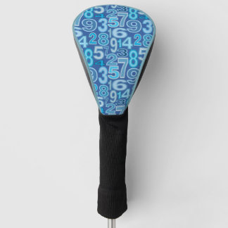 Number Pattern Golf Head Cover
