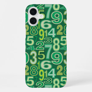 Number Pattern  iPhone 16 Plus Case