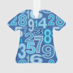 Number Pattern  Ornament