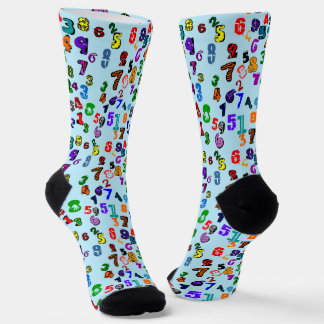 Number Pattern Socks