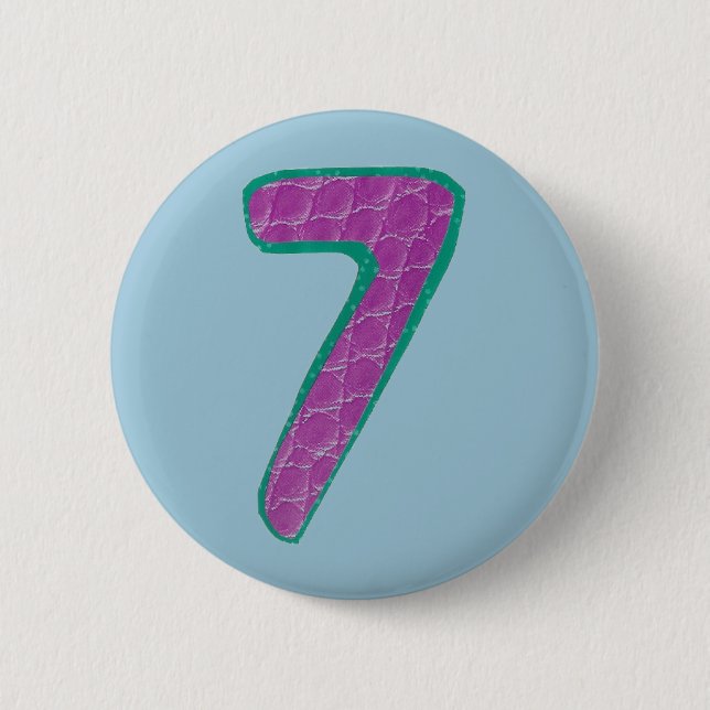 Number Seven Button (Front)