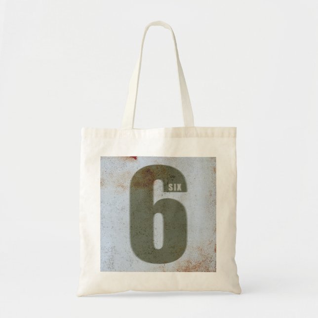 number tote bag-6 bag (Front)