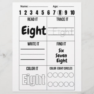 Number worksheets,Number Tracing Worksheet Letterhead