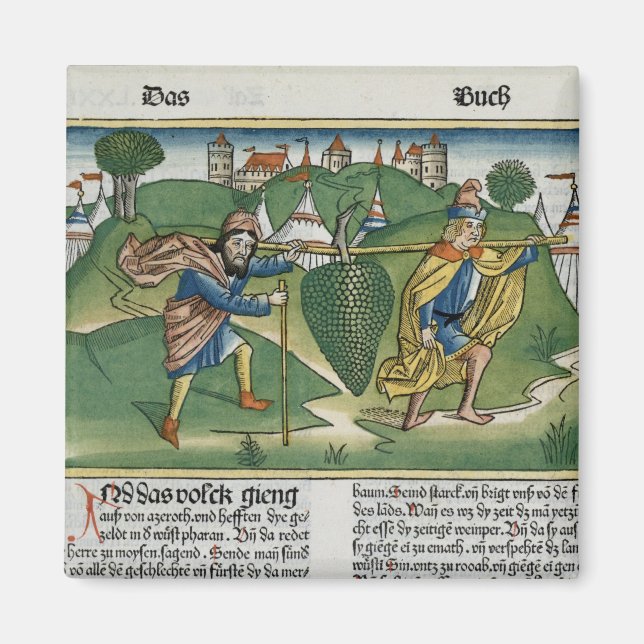 Numbers 13 23 The Grapes of Eschol, from the 'Nure Magnet (Front)