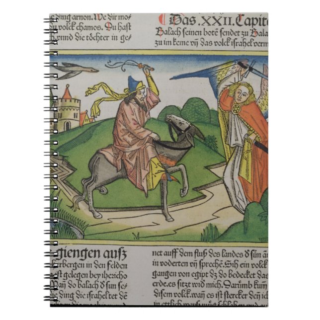 Numbers 22 20-35 Balaam's talking ass, from the 'N Notebook (Front)