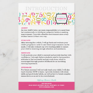 Numbers 5.5x8.5 Flyer