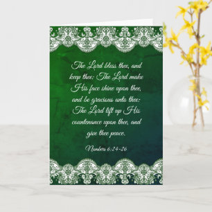 Numbers 6:24-26 card