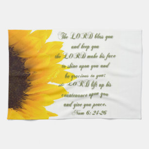 Numbers 6: 24-26 kitchen towel