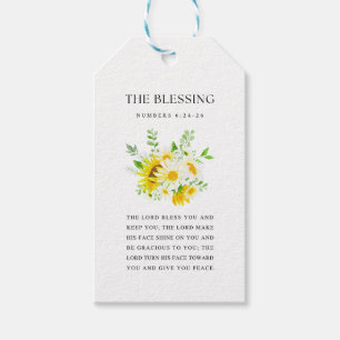 Numbers 6:24-26 The Lord bless you and keep you Gift Tags