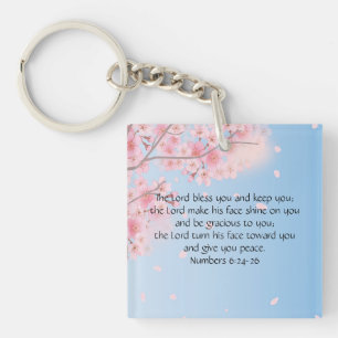 Numbers 6:24-26 The Lord Bless You and Keep You  Keychain