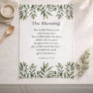 Numbers 6:24-26 The Lord Bless You and Keep You Kitchen Towel