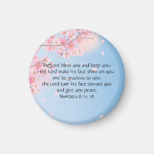 Numbers 6:24-26 The Lord Bless You and Keep You Magnet