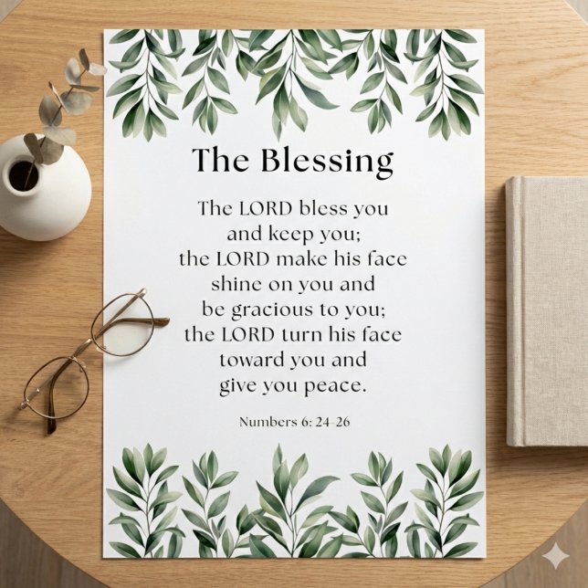 Numbers 6:24-26 The Lord Bless You and Keep You Poster (Creator Uploaded)