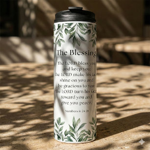Numbers 6:24-26 The Lord Bless You and Keep You Thermal Tumbler