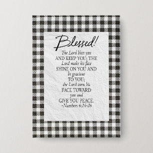Numbers 6:24–26 The Lord Bless You Neutral Vintage