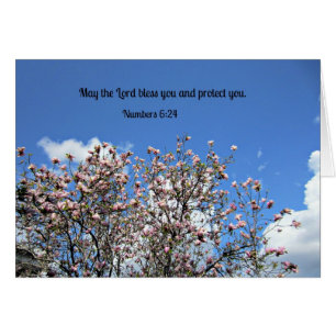 Numbers 6:24 May the Lord bless you....