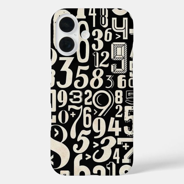 Numbers Case-Mate iPhone Case (Back)