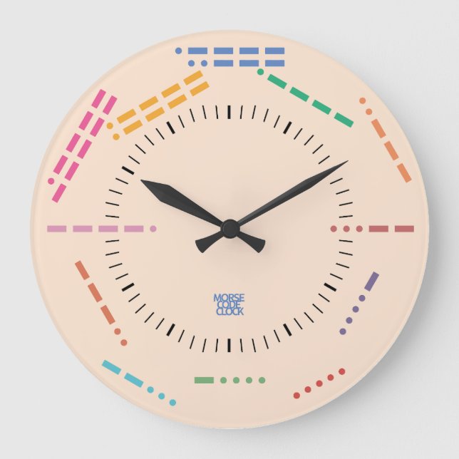 NUMBERS CODE MORSE CLOCK BY MASANSER PIXELAT (Front)