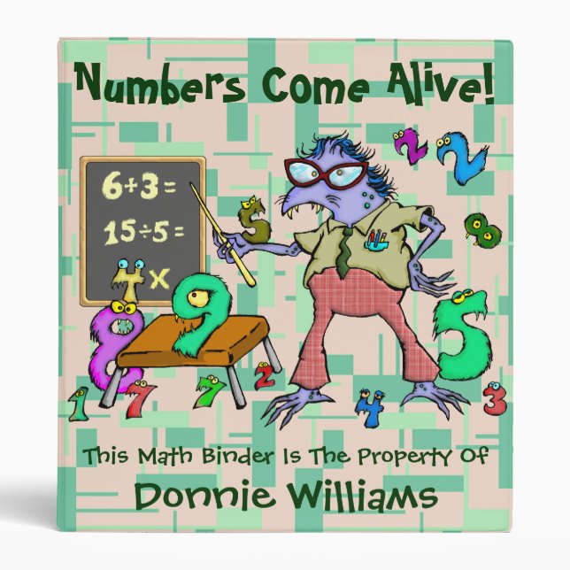 Numbers Come Alive! Binder (Front)