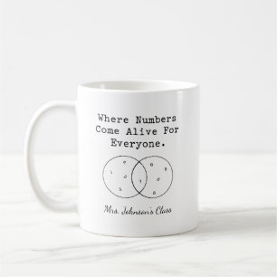 Numbers Come Alive For Everyone Math Fun Coffee Mug