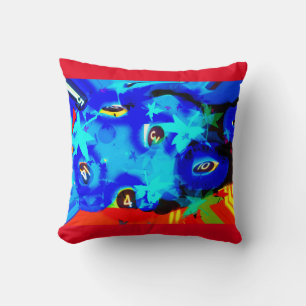 Numbers game throw pillow