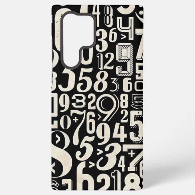 Numbers Samsung Galaxy S22 Ultra Case (Back)