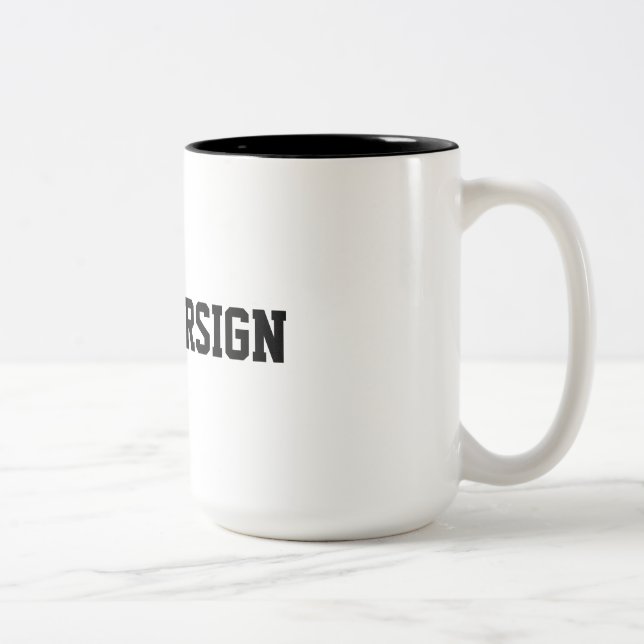 #NUMBERSIGN Reclaiming The # Mug (Right)