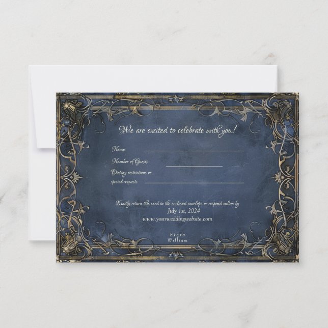 Numenorean Royal Thank You Card (Front)