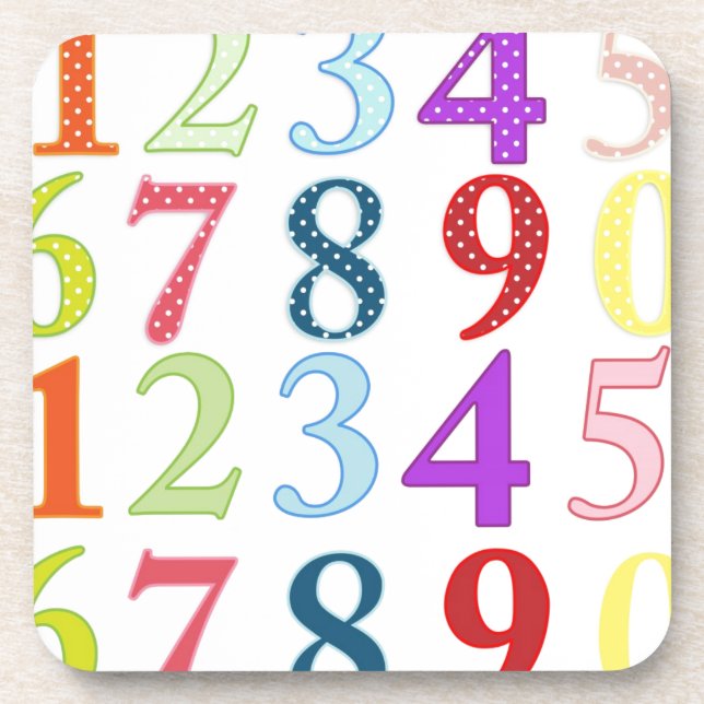 Numerals Coaster (Front)