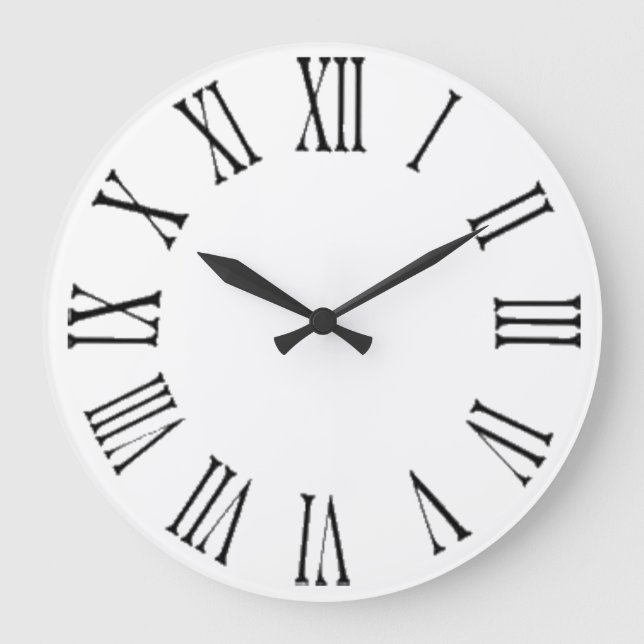 NUMÉRAUX ROMAIN HORLOGE (Recto)