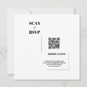 Numériser noir et blanc minimaliste vers la carte 