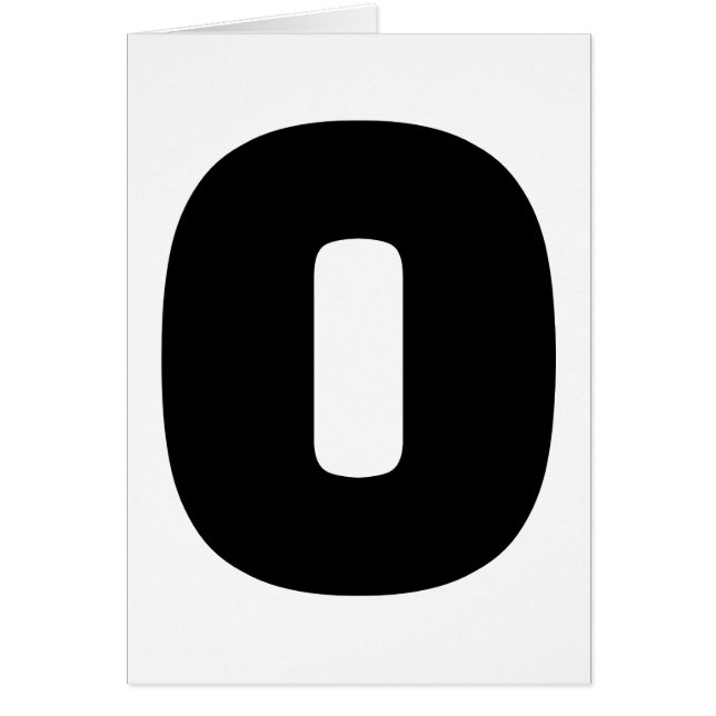 Numéro 0 zéro (Devant)