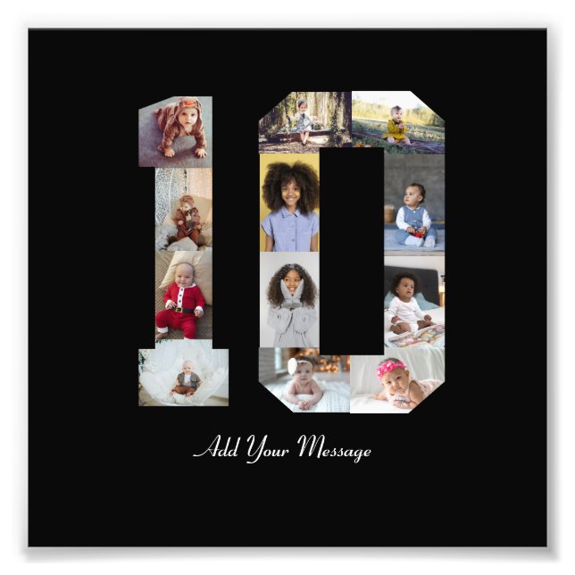 Numéro 10 Collage photo (Devant)