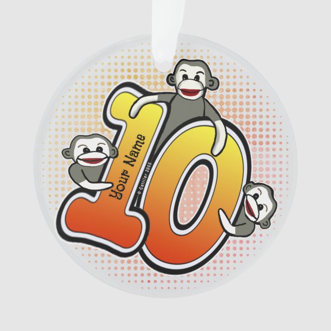 Numéro 10 du singe de réserve (devant)