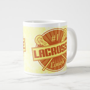 Numéro 1 Lacrosse Coach Jumbo Café Mug