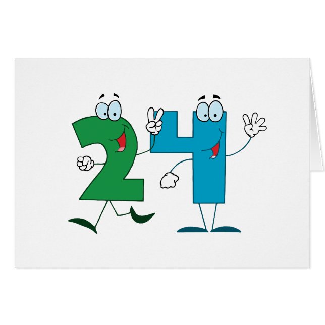 Numéro 24 (Devant horizontal)