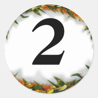 Numéro 2 Autocollant Hawaiian Lei