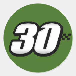 Numéro 30 - Autocollant