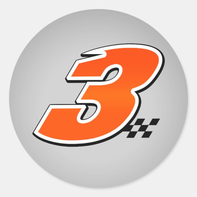 Numéro 3 - Sticker (Devant)