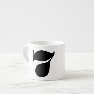 Numéro 7 Typographie Espresso mug