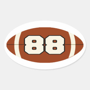 Numéro 88 Sticker pour football