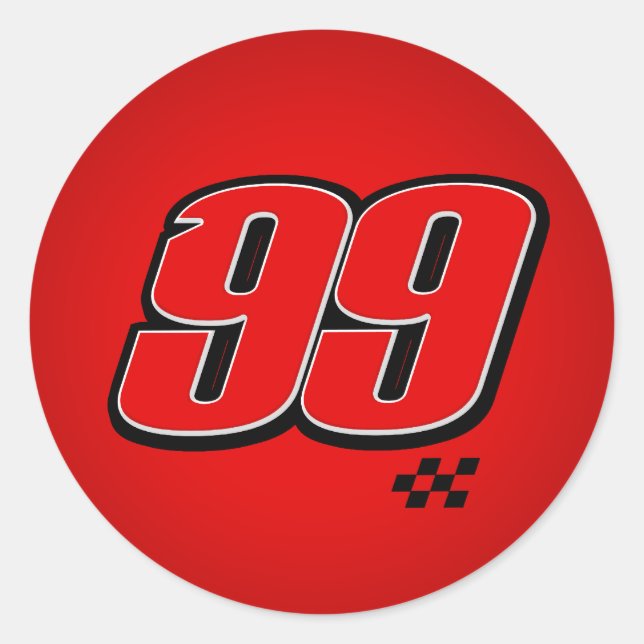 Numéro 99 - Sticker (Devant)
