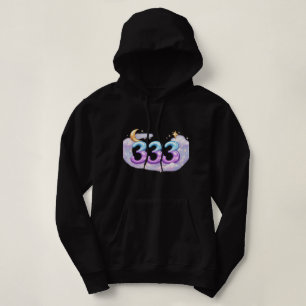 Numéro Angélique 333 Sweat à Capuche Spirituel – M
