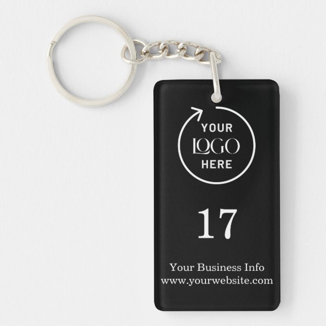 Numéro de chambre | Black Business Modern (Devant)